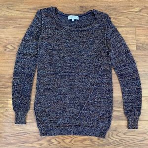 Olive & Oak Shimmery Metallic Sweater